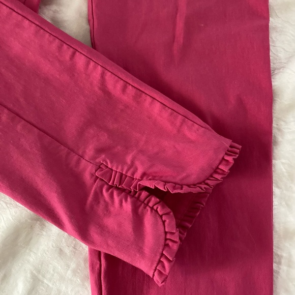 Preppy cropped pants detailed hem - Picture 2 of 3